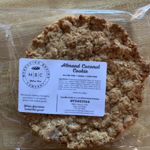 Gluten-free almond coconut cookie