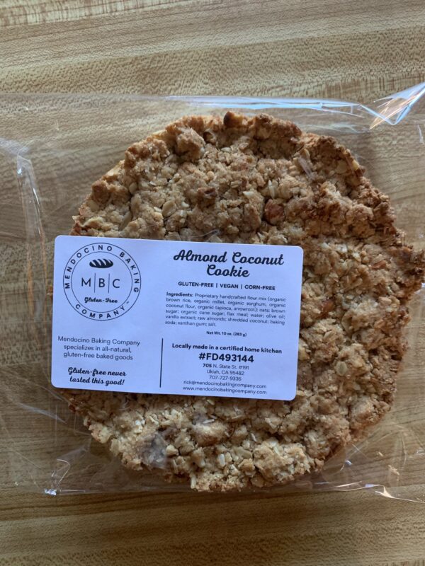 Gluten-free almond coconut cookie