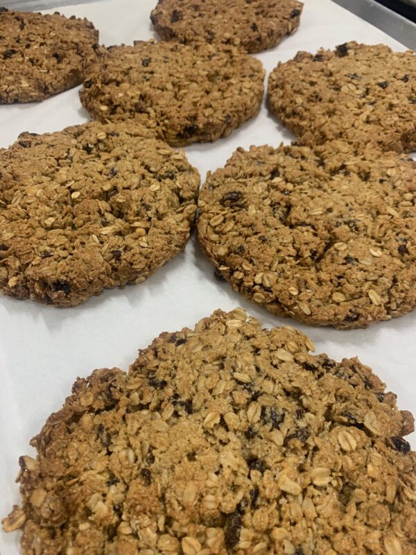 Gluten-free oatmeal raisin cookie