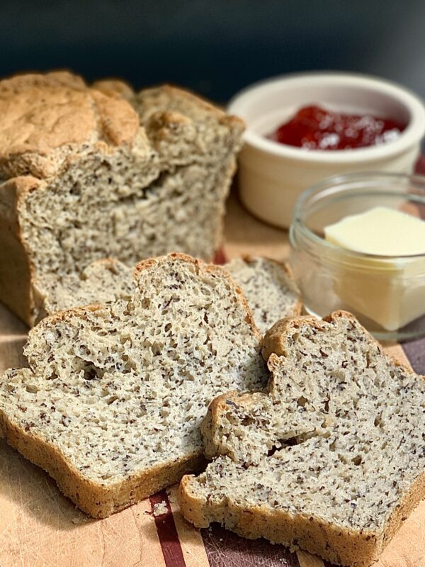 Buckwheat garbanzo bread